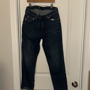 GAP Women's Boyfriend Jeans - Dark Blue